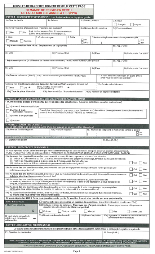 Formulaire déclaration de mariage dec50