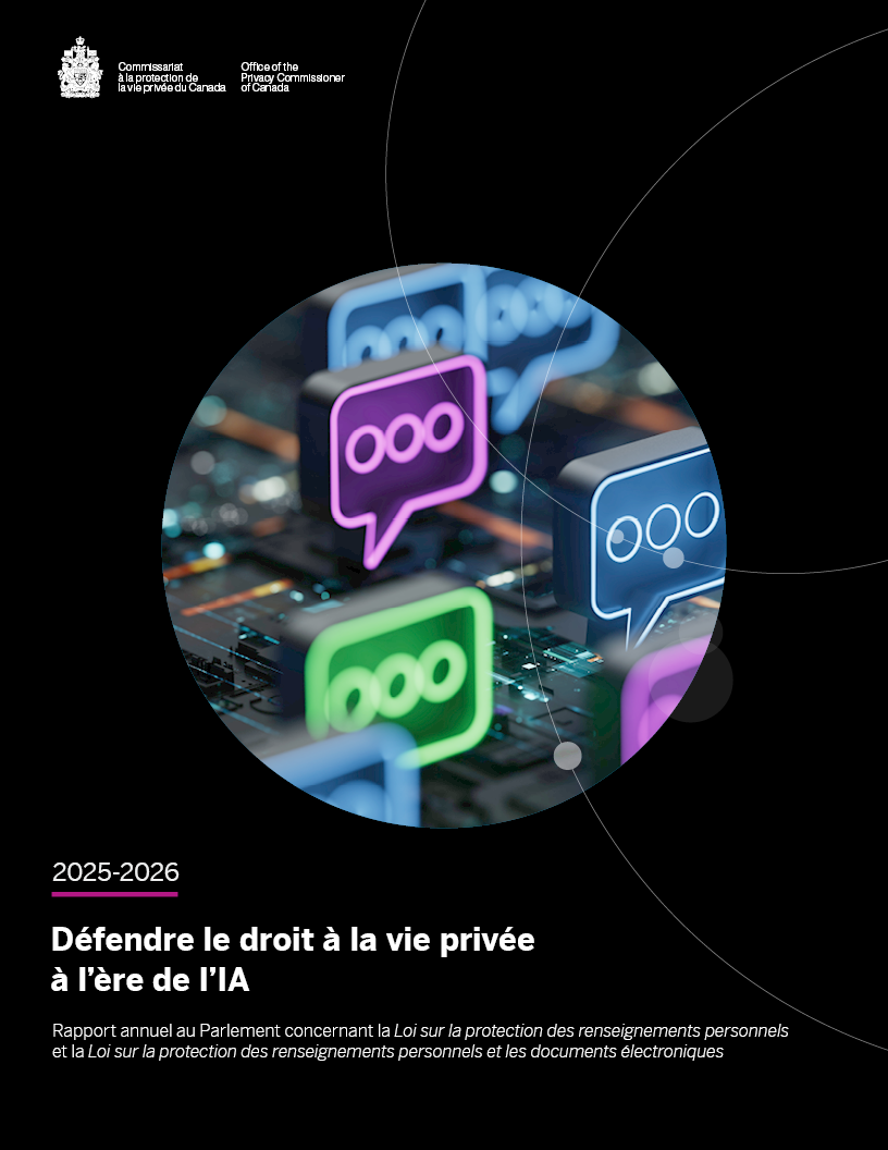 Couverture du rapport annuel 2025-2026