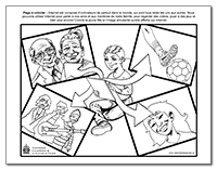 Vignette de la feuille d’activité à colorier, décrite dans la version textuelle qui suit immédiatement.