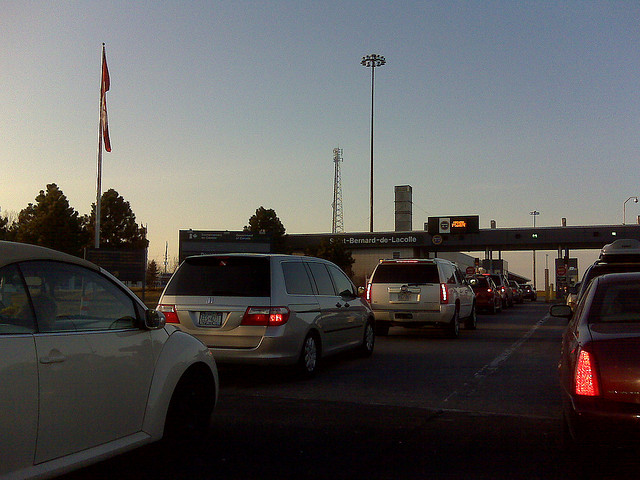 Canadian border crossing