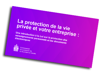 Présentation PPT sur la protection de la vie privée et votre entreprise.