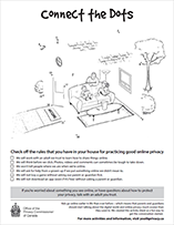 Thumbnail of the Connect the dots activity sheet, described in the text description that immediately follows.