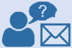 Icon of a person questioning the safety of an email.
