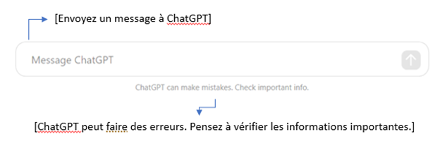 Figure 4.2 Avertissement sur l’exactitude